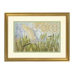Egret In Flight Counted Cross Stitch Kit (image for) Egret In Flight Counted Cross Stitch Kit